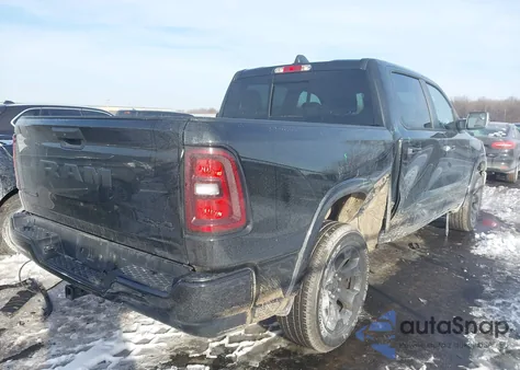 2025 Ram 1500 Big Horn 4X4 5'7 Box from USA, damaged, VIN 1C6RRFFG2SN538233